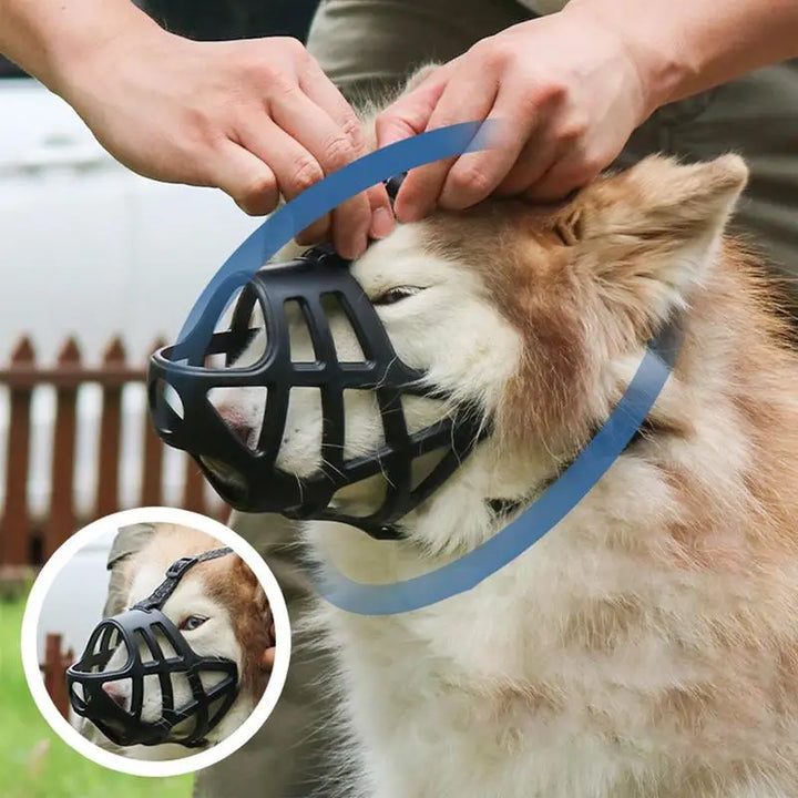 Muselière douce pour chien sensible aimé et protégé