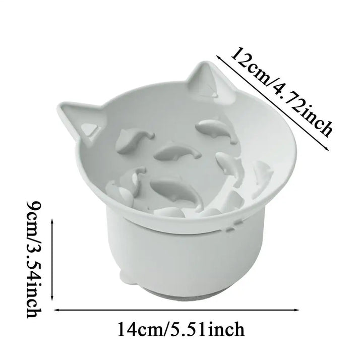 Gamelle à alimentation lente réglable Chat et Chien - HautePattes