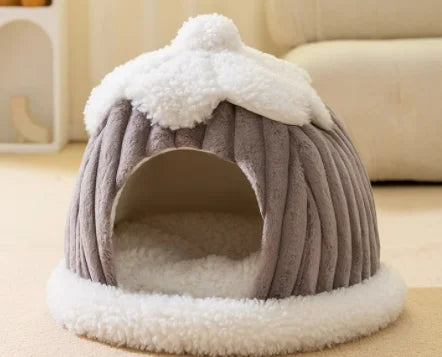 Un refuge doux pour l’hiver, pensé pour chats & petits chiens