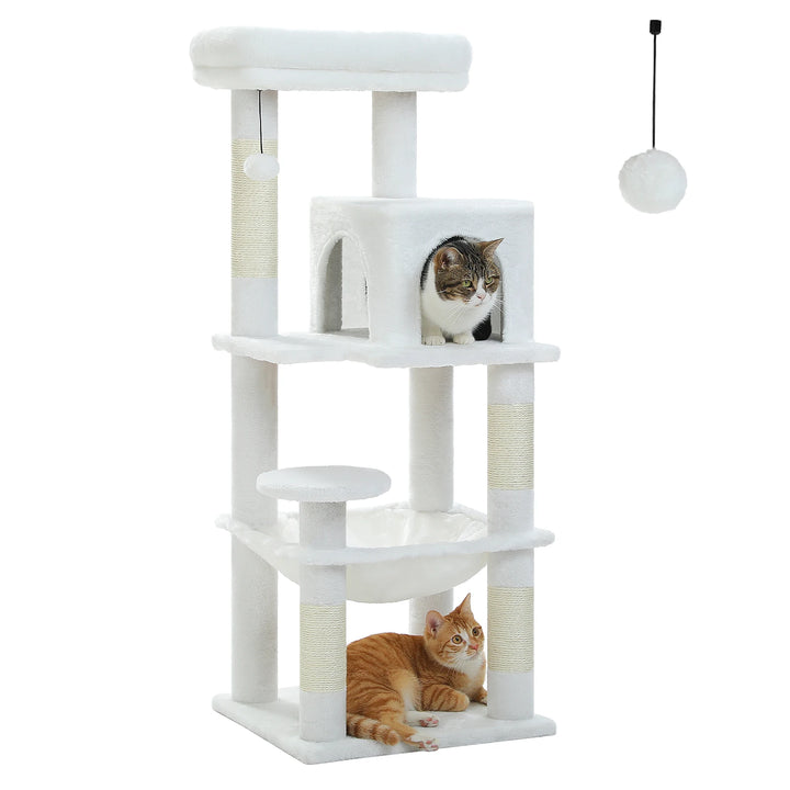 Tour cocon pour chats sensibles – Hamac & condo apaisants