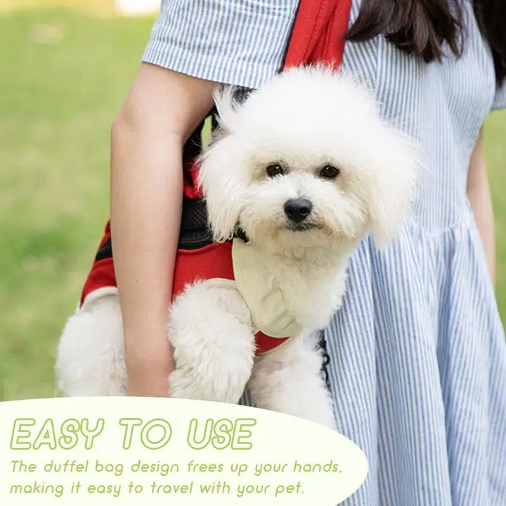 Sac à dos portage chien & chat : doux cocon, lien intact, cœur léger