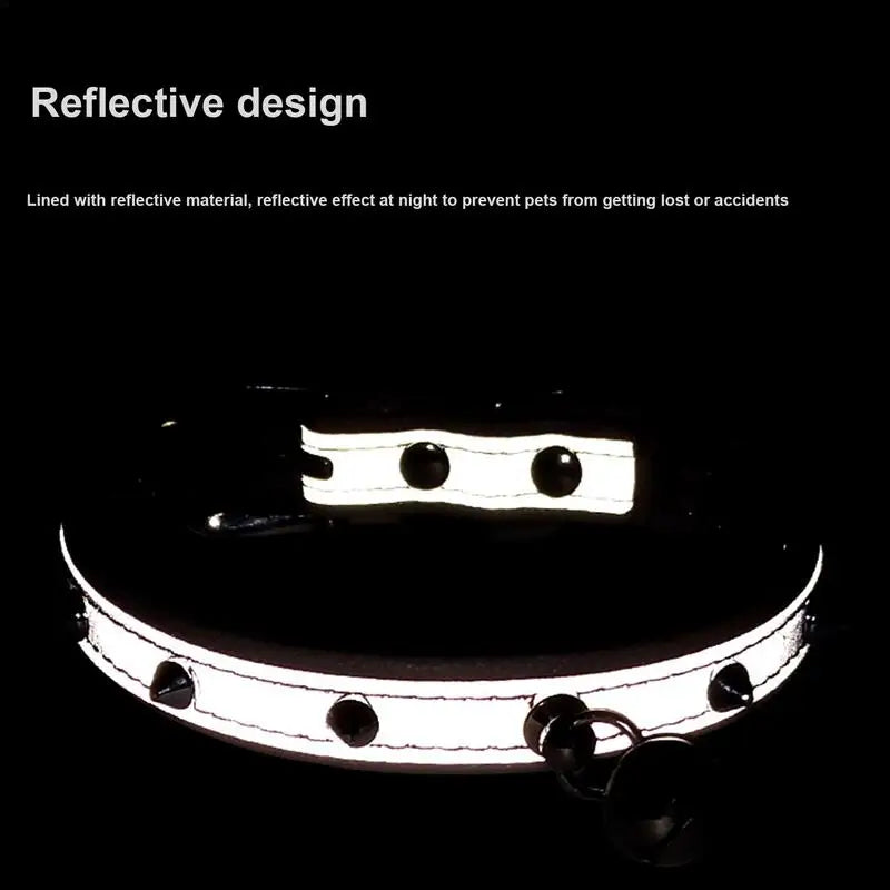 Collier réfléchissant pour chien avec boucle rivet - HautePattes
