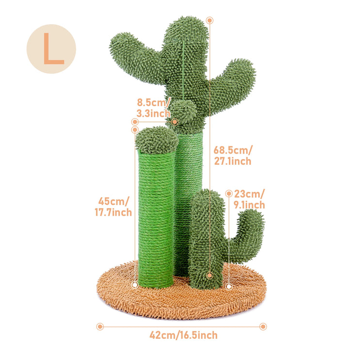 Griffoir cactus pour chat qui canalise l’instinct avec style
