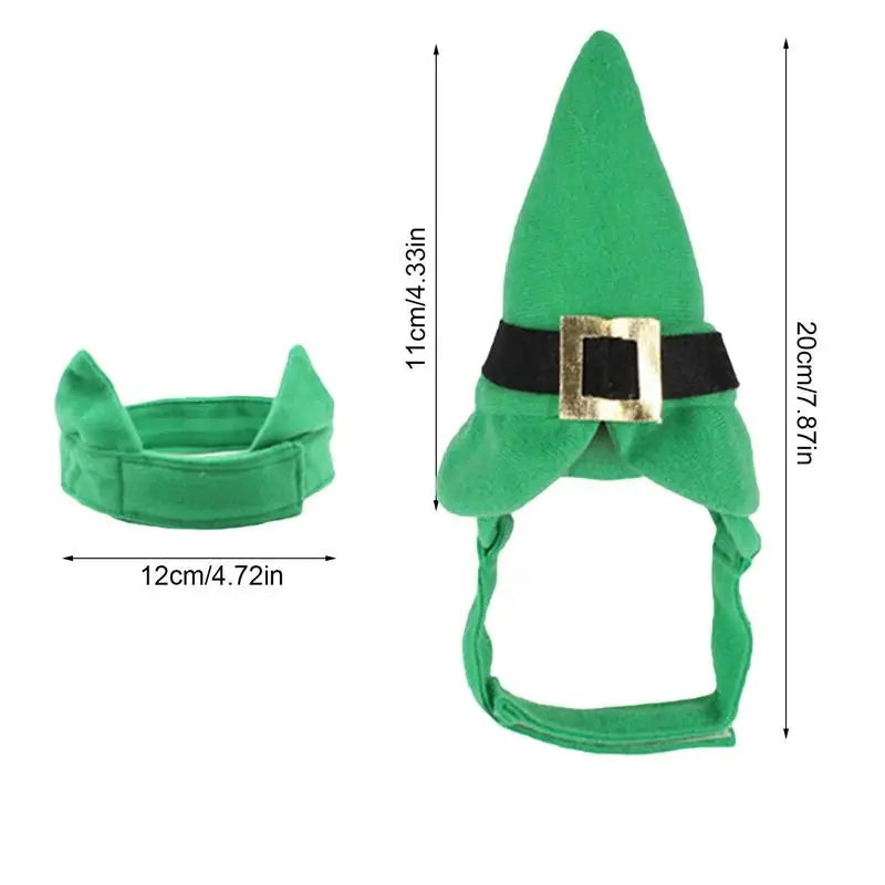 Chapeau vert pour chat ou petit chien - HautePattes