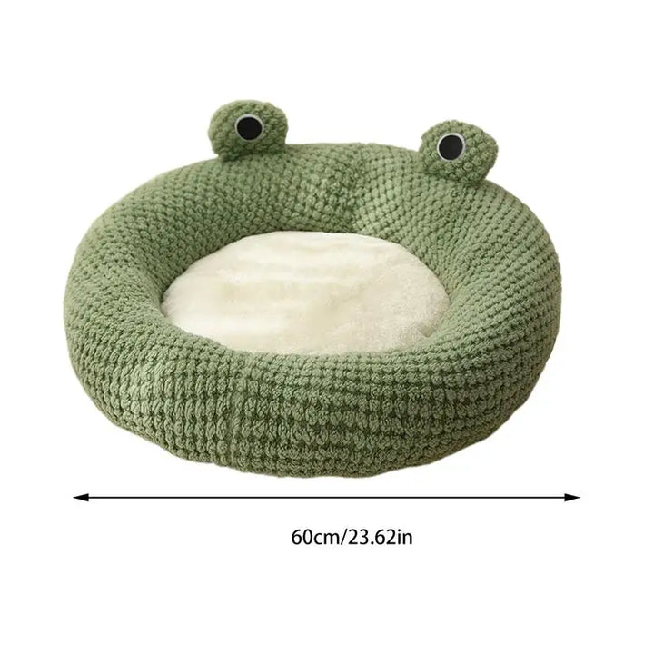 Panier pour Chat et Petit Chien – Design Grenouille Douillet - HautePattes