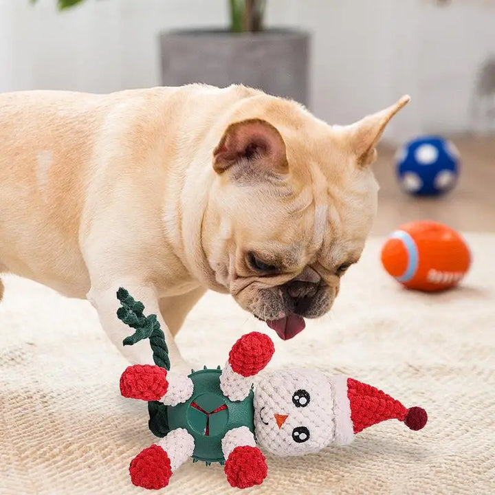Jouet en Peluche pour Chien de Noël - HautePattes