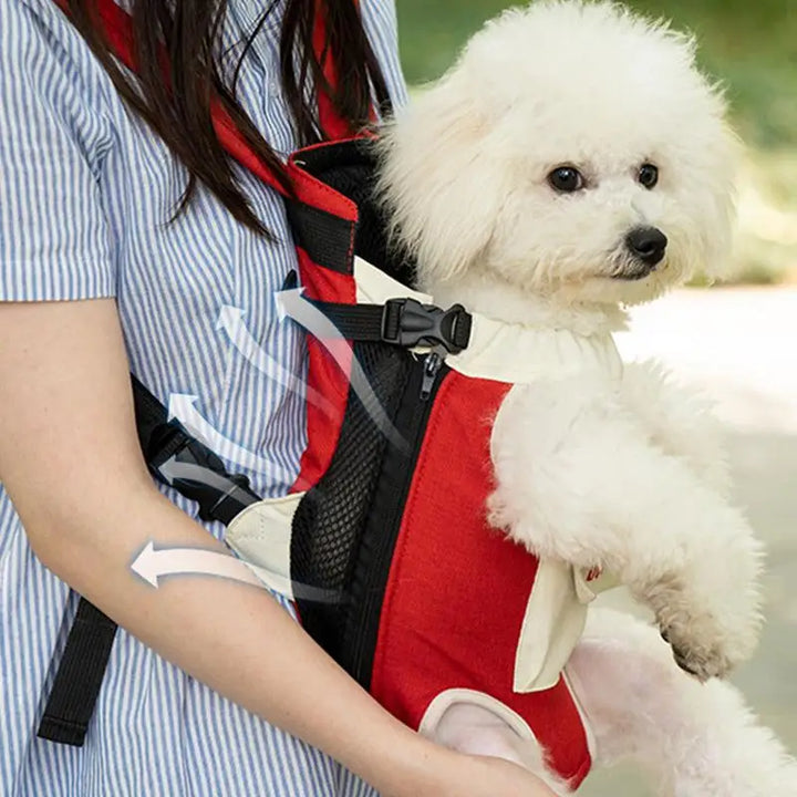 Sac à dos portage chien & chat : doux cocon, lien intact, cœur léger