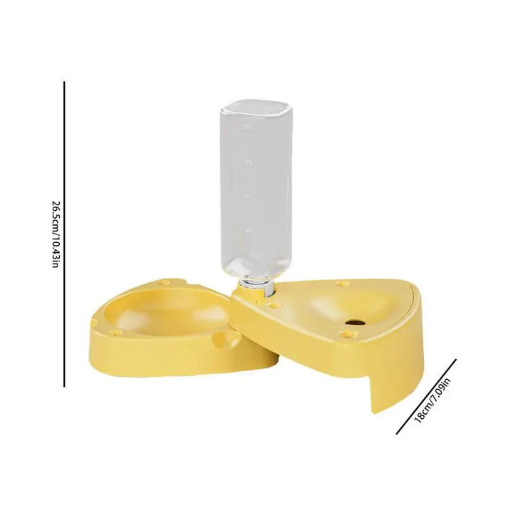 Gamelle chien chat 3-en-1 – Boire + manger partout