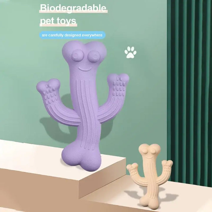 Jouet à mâcher pour chien en forme de cactus - HautePattes
