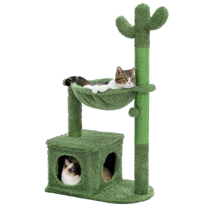 Arbre à chat cactus compact – Confort malin pour petits espaces