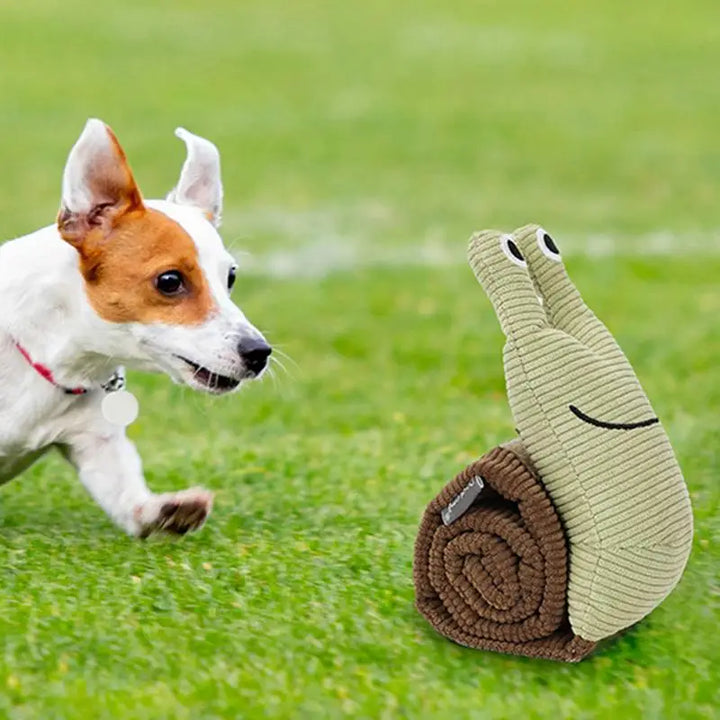 Jouet Enrichissant pour Chien – Escargot Sonore à Friandises - HautePattes