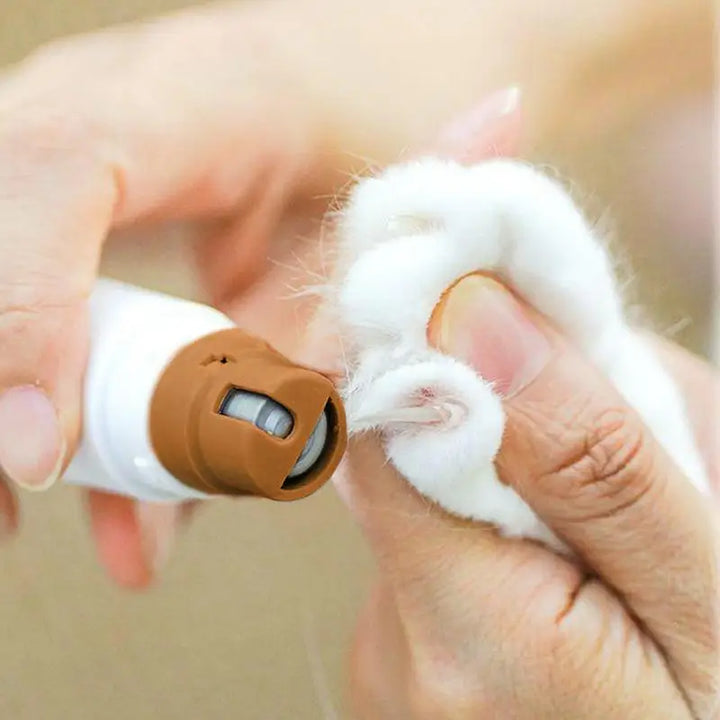 Brosse de Massage & Lime à Ongles Électrique 2-en-1 - HautePattes