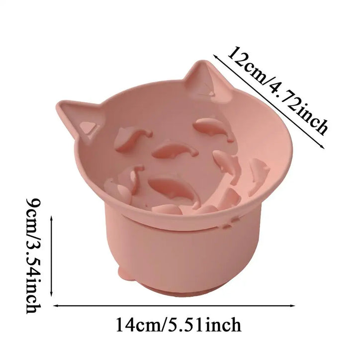 Gamelle à alimentation lente réglable Chat et Chien - HautePattes
