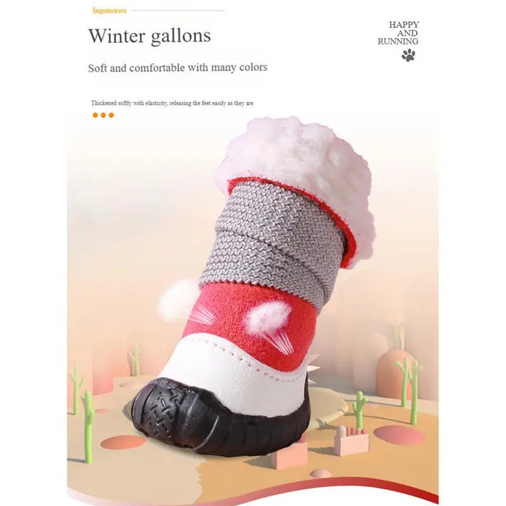 Bottes de Neige Ultra-Confort pour Chiens - HautePattes