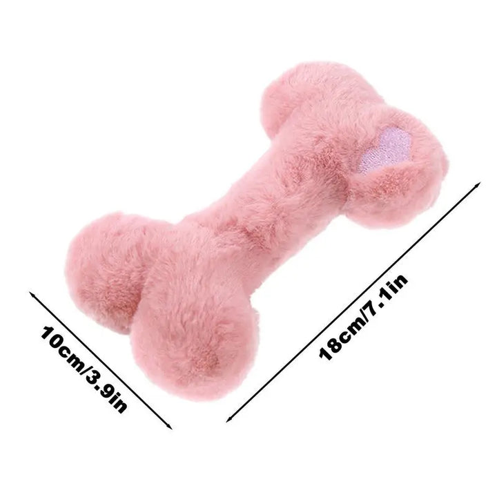Jouet en peluche pour chien – Forme d’os - HautePattes