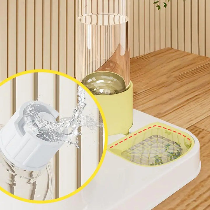 Gamelle de Nourriture et d’Eau pour Chat – Acier Inoxydable - HautePattes