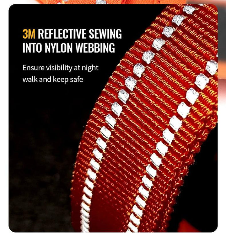 Harnais True love anti-traction chien nylon réfléchissant - HautePattes