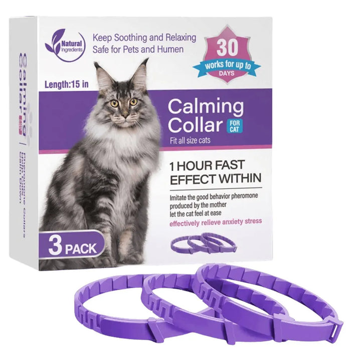 Collier apaisant chien & chat : le calme revient sans un mot