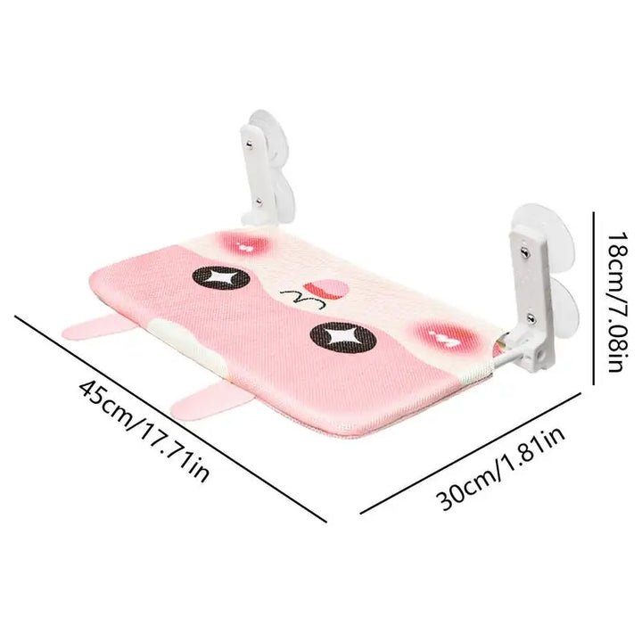 Hamac suspendu à ventouses pour chat - HautePattes