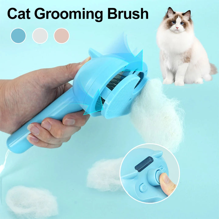 Brosse vapeur chien chat : soin apaisant, pelage sain, lien renforcé