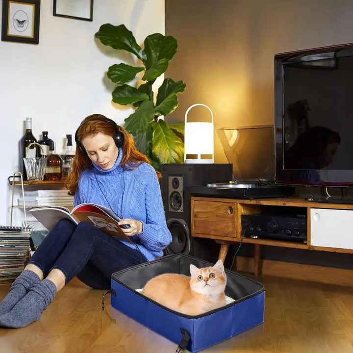 Bac à Litière Pliable Premium - HautePattes