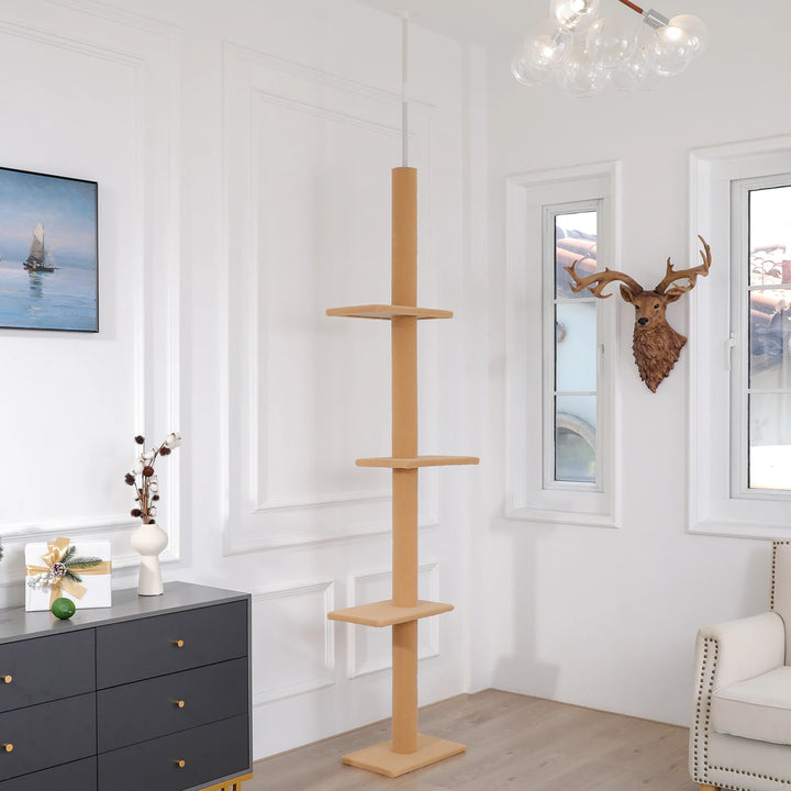 L’arbre à chat cactus – 5 niveaux, hamac & style qui décoiffe