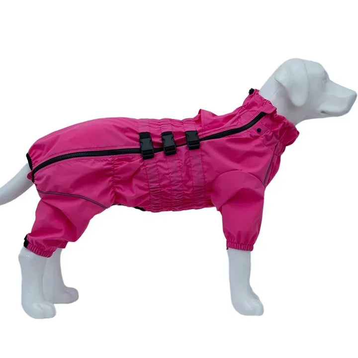 Imperméable 4 pattes pour chien – Confort, style & protection