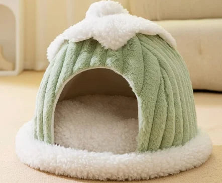 Un refuge doux pour l’hiver, pensé pour chats & petits chiens