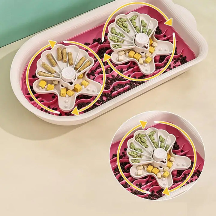 Gamelle anti-glouton à double bol - HautePattes