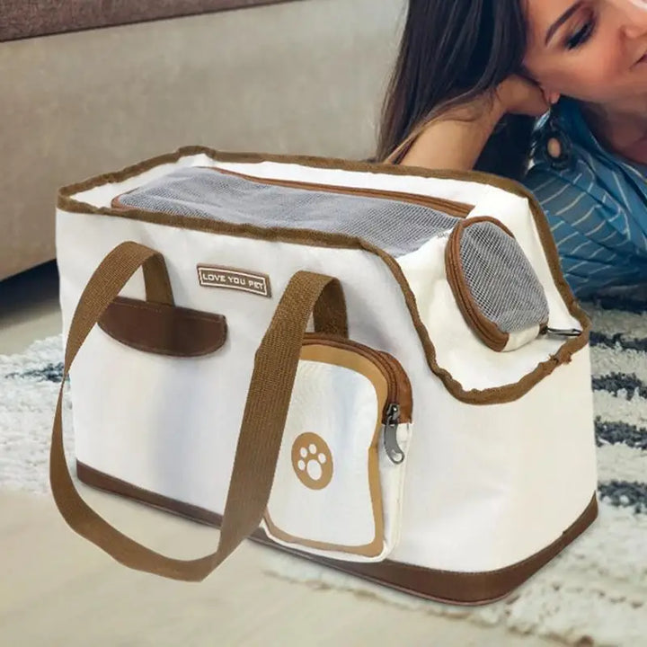 Sac transport cabine chat chien pour sorties tendres et stylées
