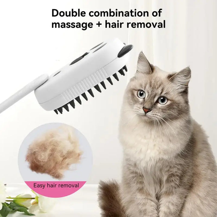 Brosse à vapeur 4-en-1 pour animaux - HautePattes