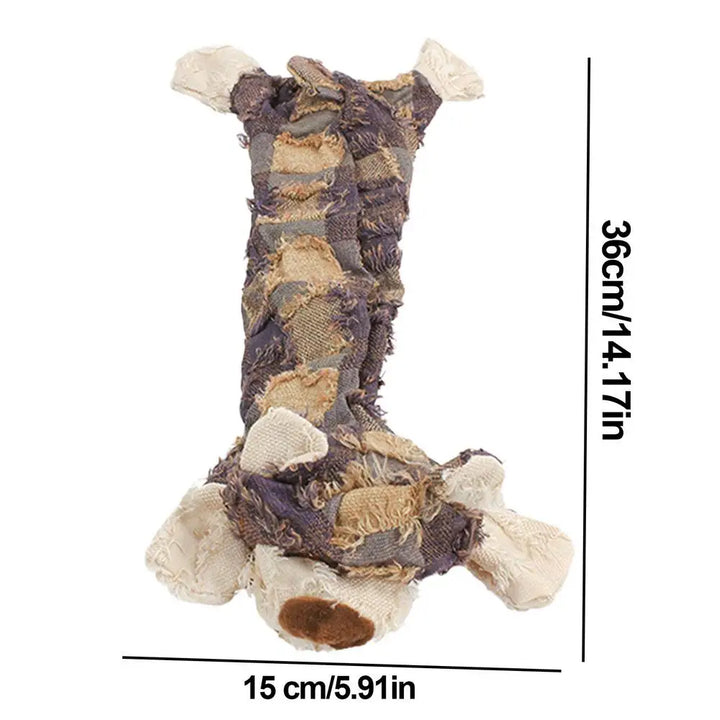 Jouet Couineur Indestructible en Forme d'Ours pour Chien - HautePattes