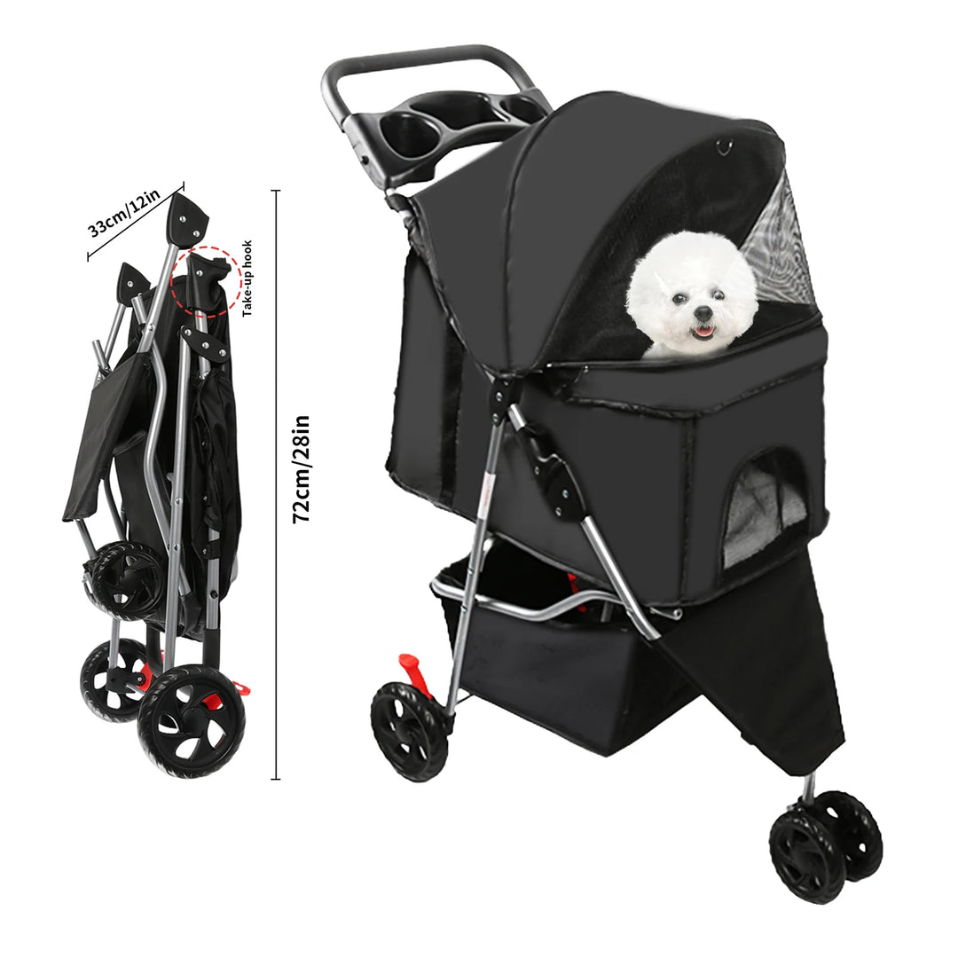 Poussette Premium pour Animaux - HautePattes