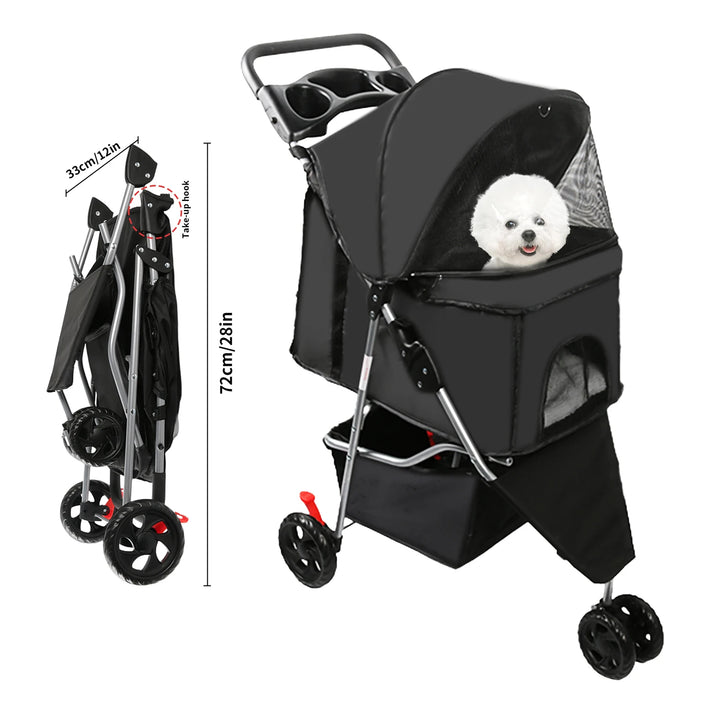 Poussette Premium pour Animaux - HautePattes