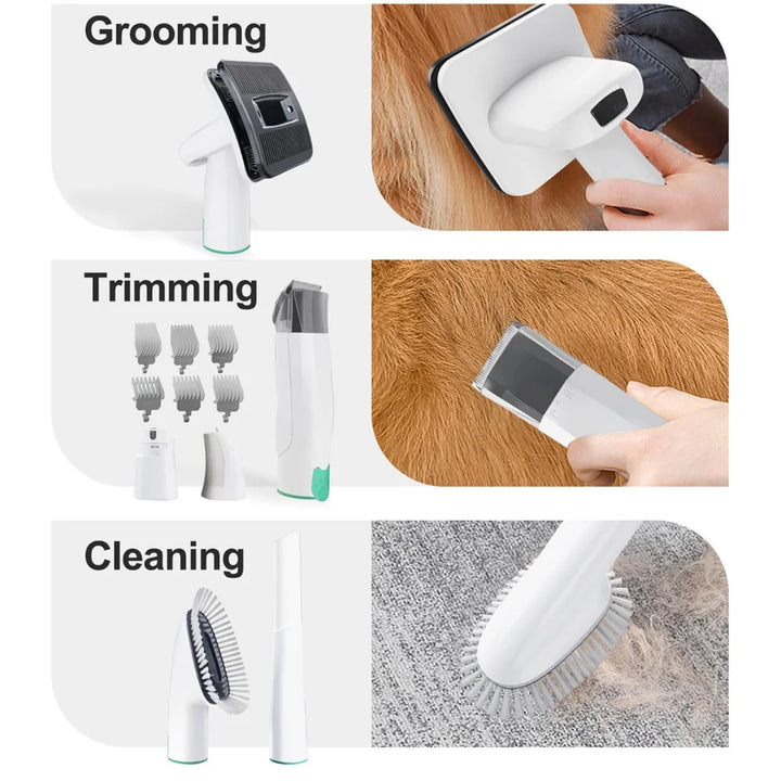 Kit de Toilettage 7-en-1 Thermostatique Premium pour Chiens et Chats - HautePattes
