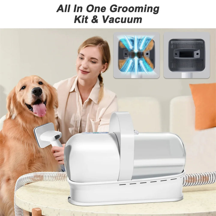 Kit de Toilettage 7-en-1 Thermostatique Premium pour Chiens et Chats - HautePattes