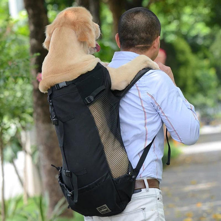 Sac à dos d'extérieur à Double épaule pour chien, sac de transport réfléchissant réglable pour chiens bouledogue français carlin, sac à dos de transport pour voyage - HautePattes