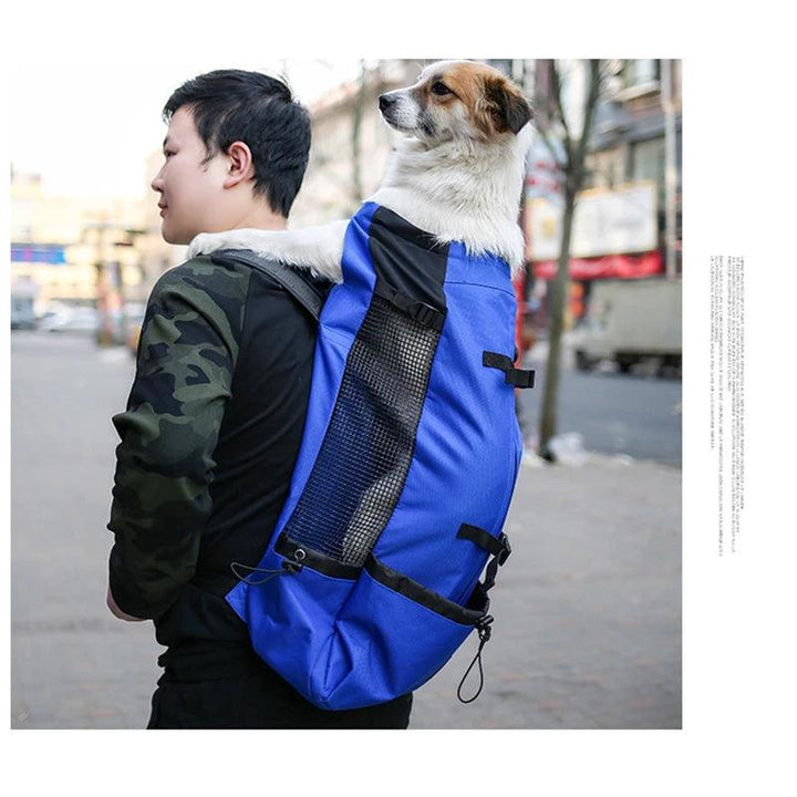 Sac à dos d'extérieur à Double épaule pour chien, sac de transport réfléchissant réglable pour chiens bouledogue français carlin, sac à dos de transport pour voyage - HautePattes