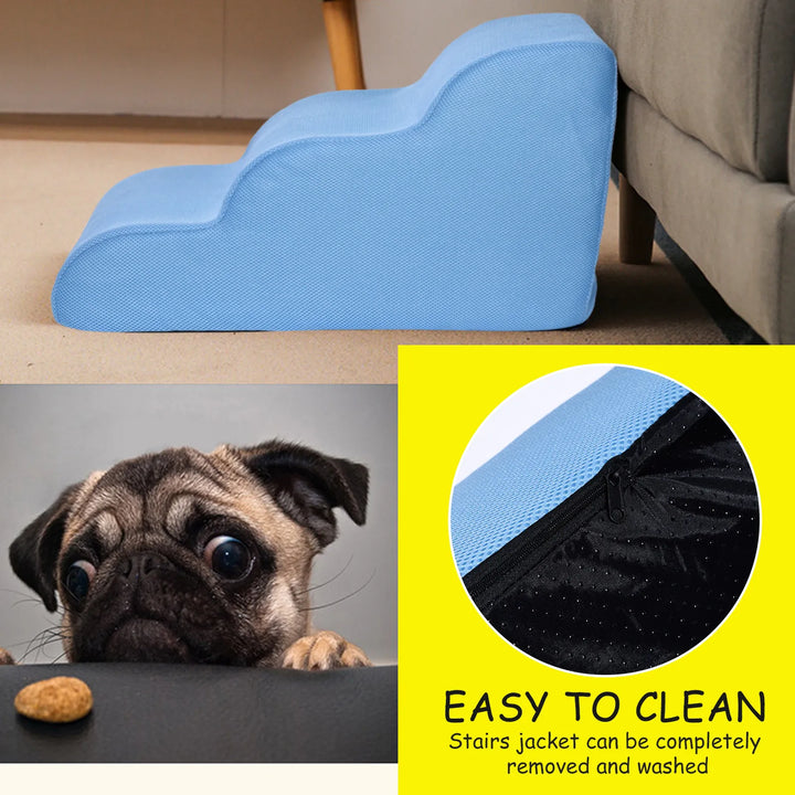Escalier Premium 3 Marches pour Chiens & Chats – Confort & Autonomie Ultimes - HautePattes