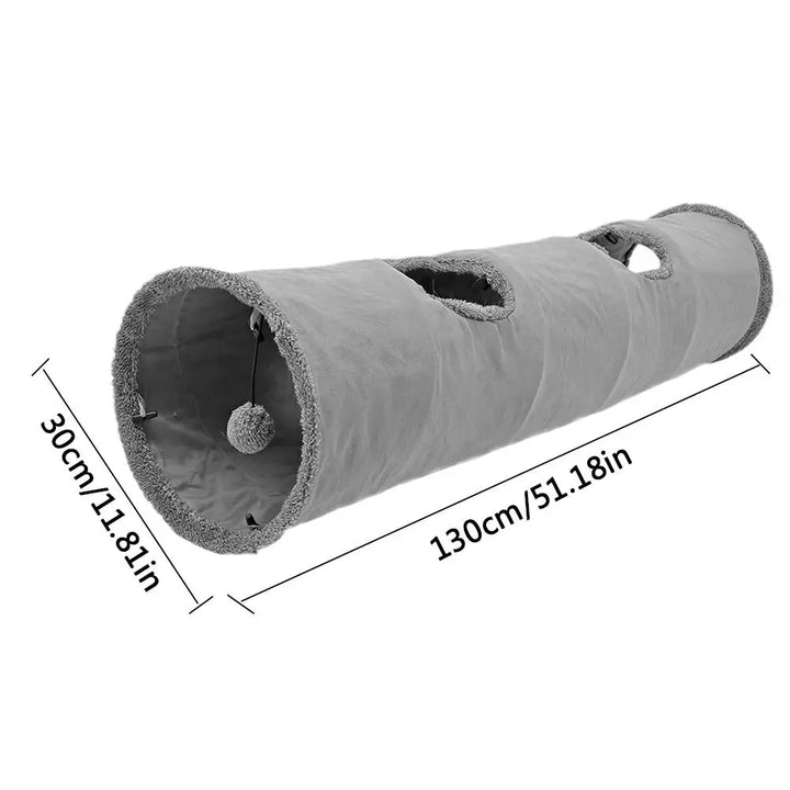 Tunnel pour chat polaire : cachette secrète, cocon de jeu