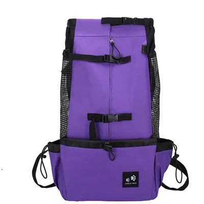 Sac à dos d'extérieur à Double épaule pour chien, sac de transport réfléchissant réglable pour chiens bouledogue français carlin, sac à dos de transport pour voyage - HautePattes