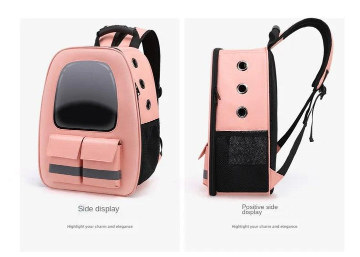 Sac à dos réfléchissant pour chat de compagnie, sacs de Transport pour chiens, sac respirant pour le Transport, voyage, espace extérieur, Cage à capsules, sac étanche pour chien - HautePattes