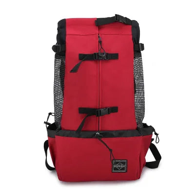 Sac à dos d'extérieur à Double épaule pour chien, sac de transport réfléchissant réglable pour chiens bouledogue français carlin, sac à dos de transport pour voyage - HautePattes