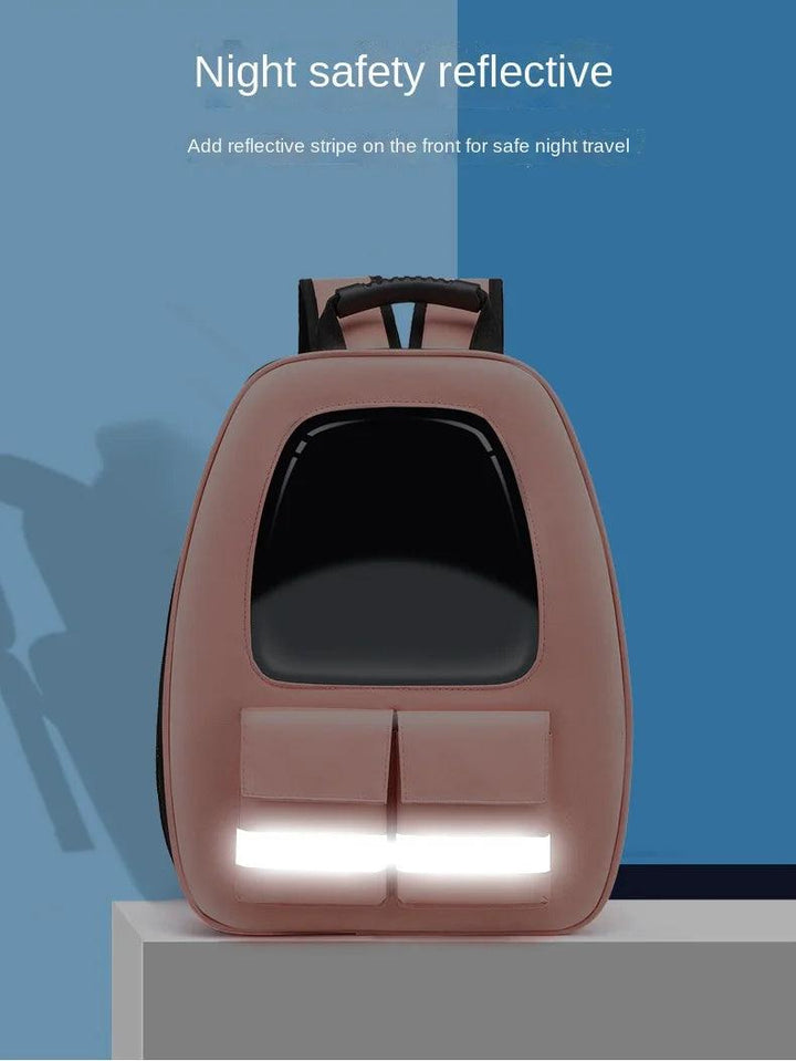 Sac à dos réfléchissant pour chat de compagnie, sacs de Transport pour chiens, sac respirant pour le Transport, voyage, espace extérieur, Cage à capsules, sac étanche pour chien - HautePattes