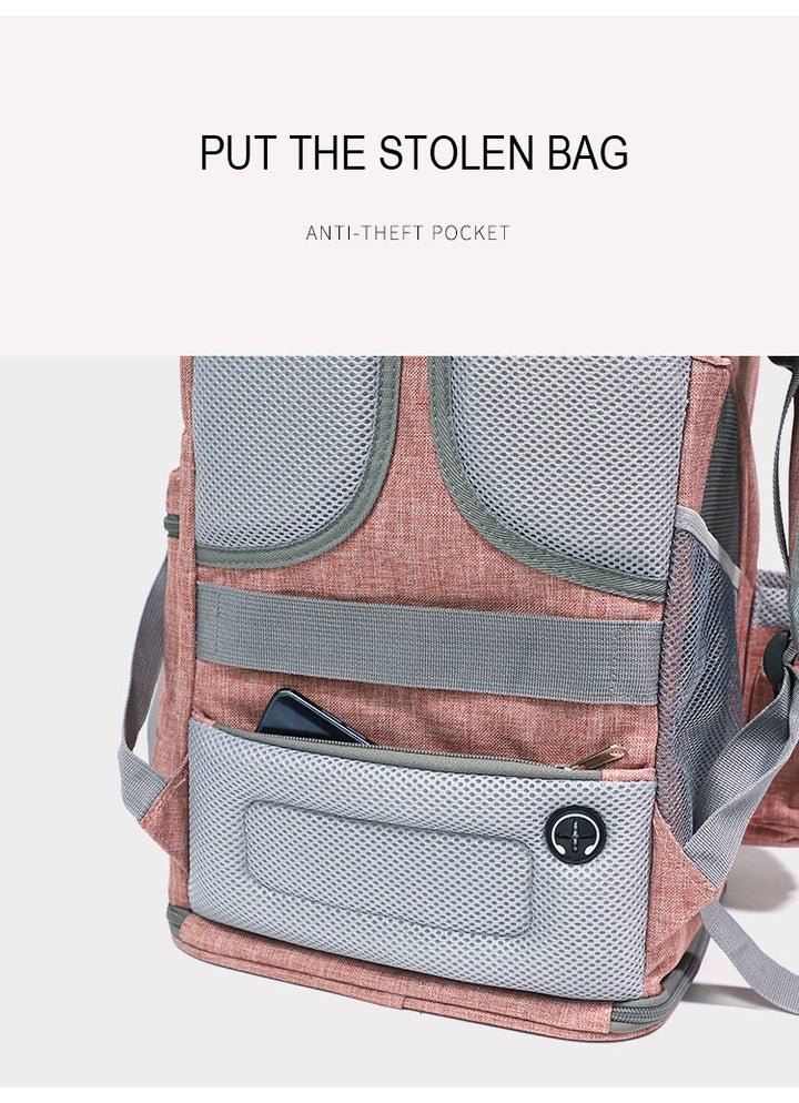 Sac à dos de transport pour animaux de compagnie, sac à bandoulière respirant pour voyage en plein air pour petits chiens et chats, emballage Portable, transport de fournitures pour animaux de compagnie - HautePattes