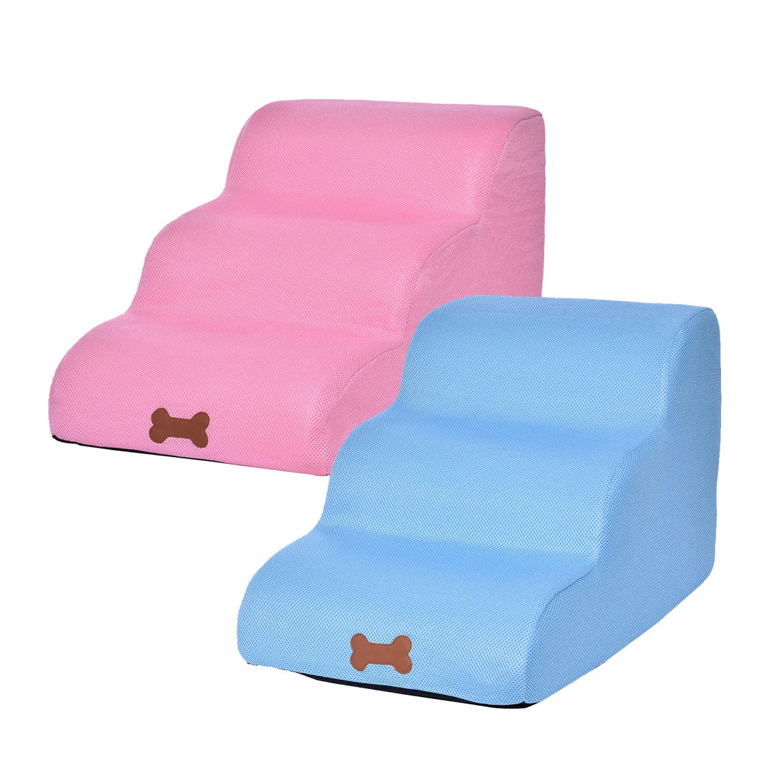 Escalier Premium 3 Marches pour Chiens & Chats – Confort & Autonomie Ultimes - HautePattes