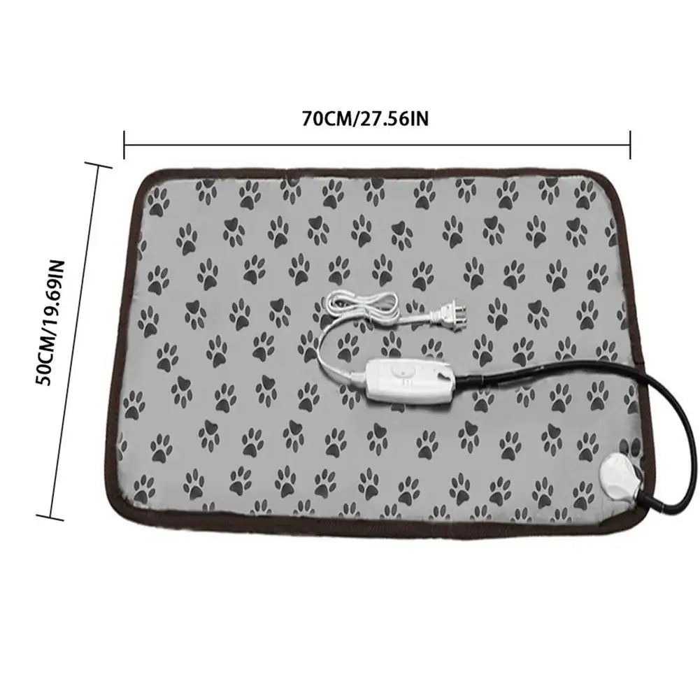 Coussin chauffant chien chat anti-froid et apaisant