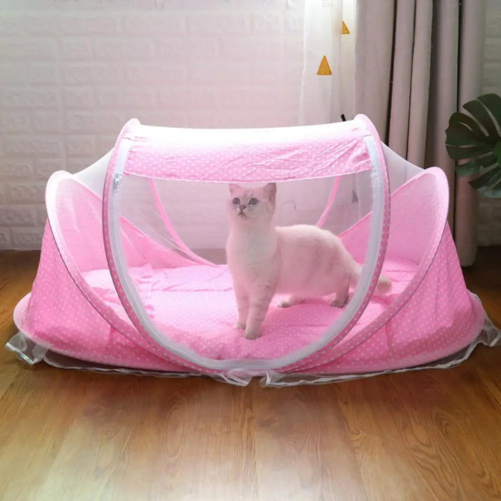 Tente nomade pour chat et petit chien – Confort doux, partout avec vous