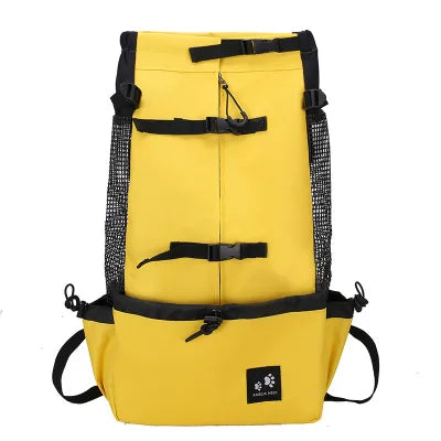 Sac à dos d'extérieur à Double épaule pour chien, sac de transport réfléchissant réglable pour chiens bouledogue français carlin, sac à dos de transport pour voyage - HautePattes