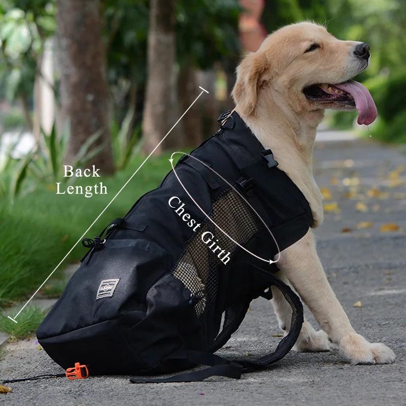 Sac à dos d'extérieur à Double épaule pour chien, sac de transport réfléchissant réglable pour chiens bouledogue français carlin, sac à dos de transport pour voyage - HautePattes